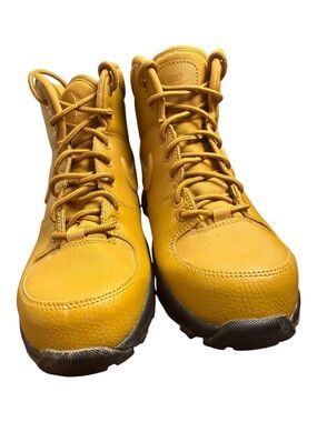 Nike Golden Tan Manoa LTR Youth Lace-Up Booth-Sneakers casual wear Sz6Y New Nbox